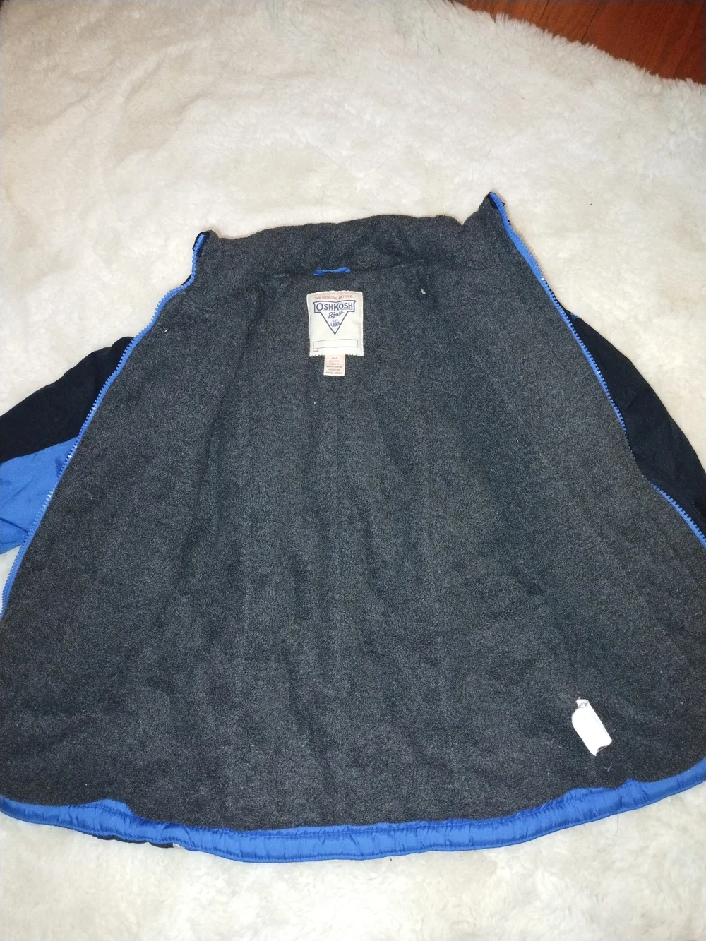 OshKosh B'gosh Blue and Black Puffer Jacket